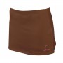 Mochachino Brown Skort (attached shorts) with Pink Salmon Rose Logo