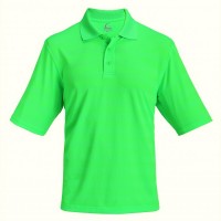 Men's Lime Green Golf Polo