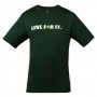 Men's Forest Green Tennis Shirt Live For It