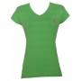 Lime Green Cap Sleep Performance Top with Fushcia Logo