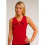 Live For It Tennis Red Sleeveless Tank Top
